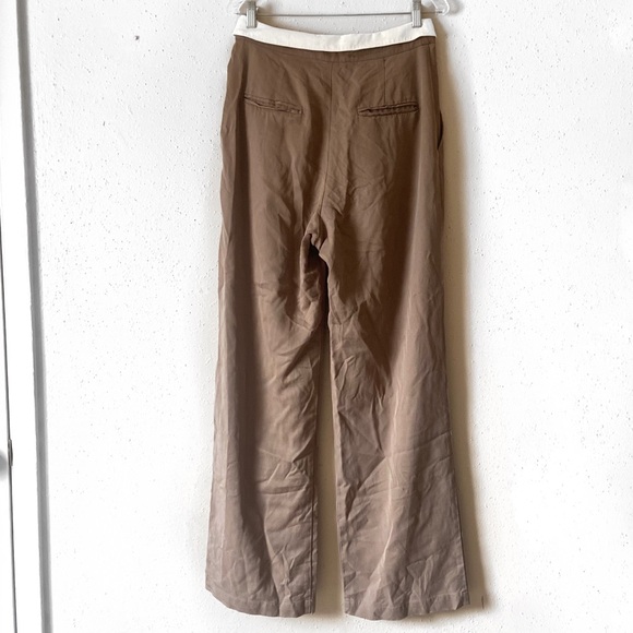 Reformation Tan Wide Leg Pants - Picture 6 of 9
